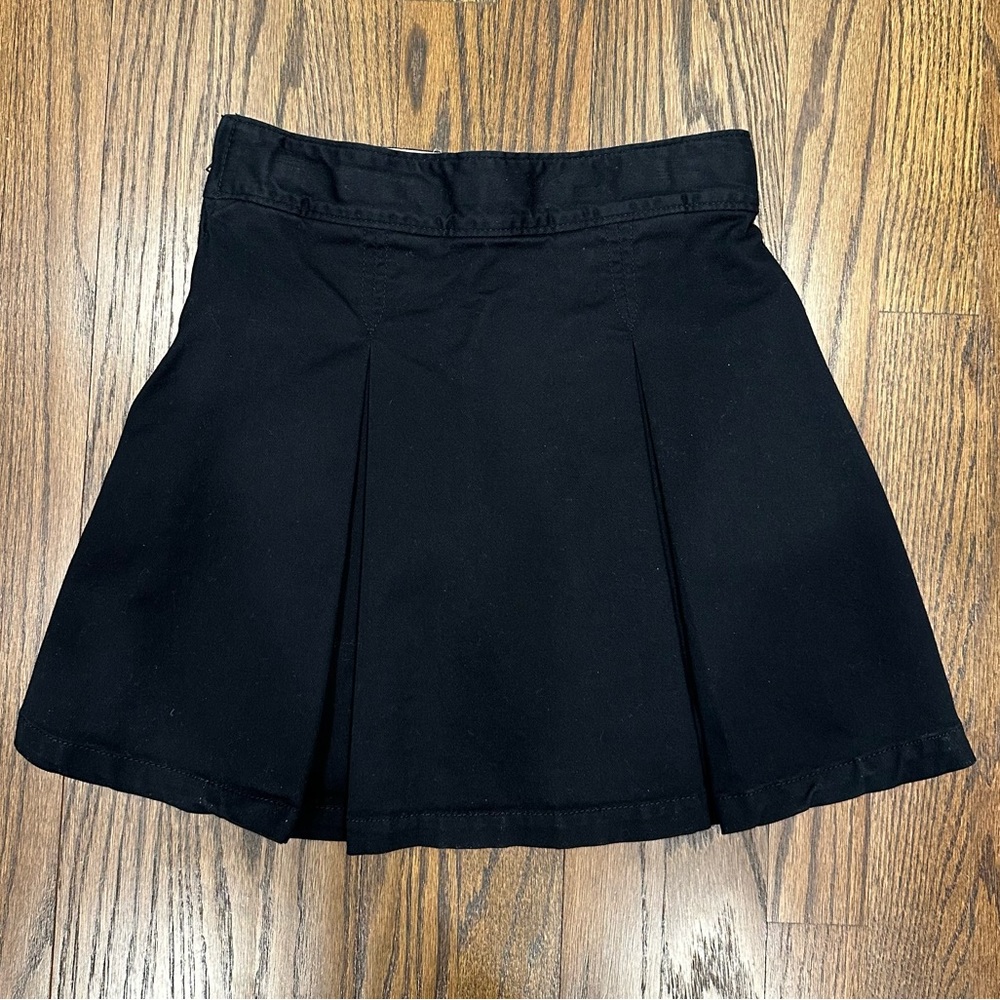 Gap Kids Black Pleaded Uniform Skirt, Size 12
